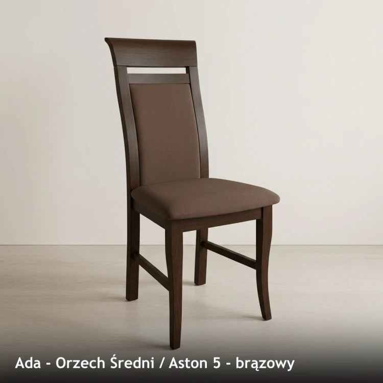 ADA - stelaż Orzech Średni, tkanina Aston 5, brązowy
