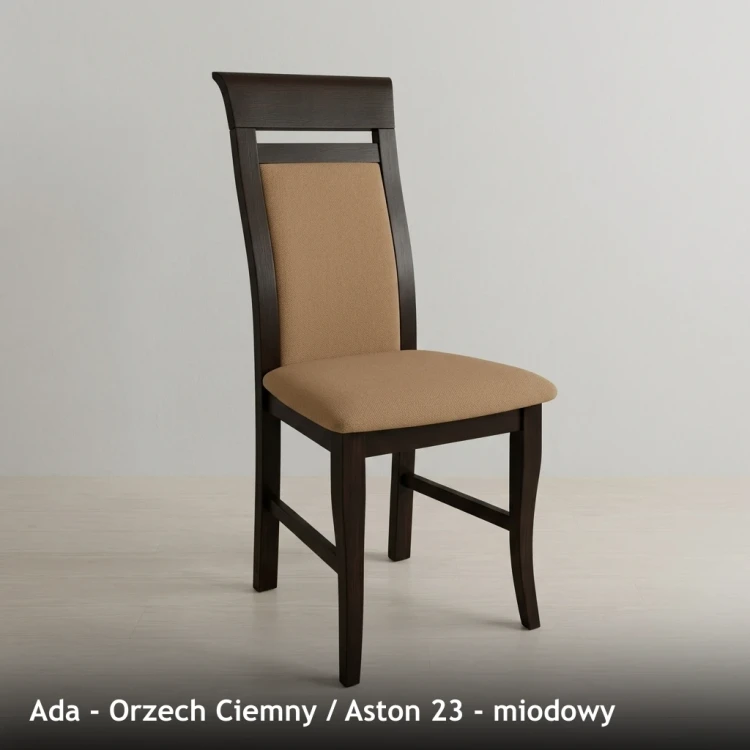 ADA - stelaż Orzech Ciemny, tkanina Aston 23, miodowy