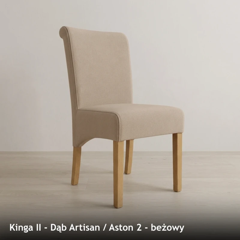 Kinga II - Dąb Artisan - Aston 2 - beżowy