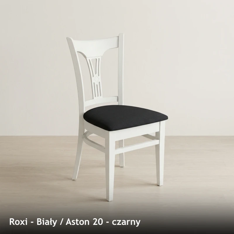 Roxi - Biały - Aston 20 - czarny