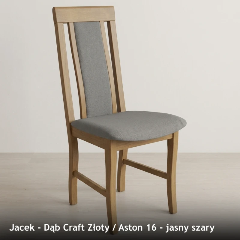 Jacek - Dąb Craft Złoty - Aston 16 - jasny szary