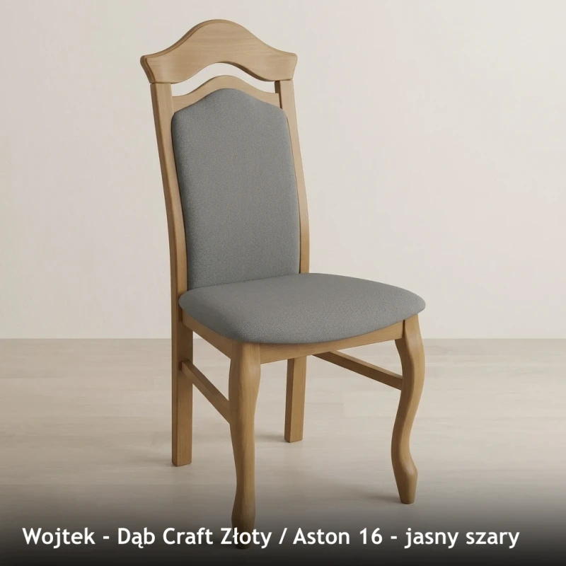 Wojtek - Dąb Craft Złoty - Aston 16 - jasny szary
