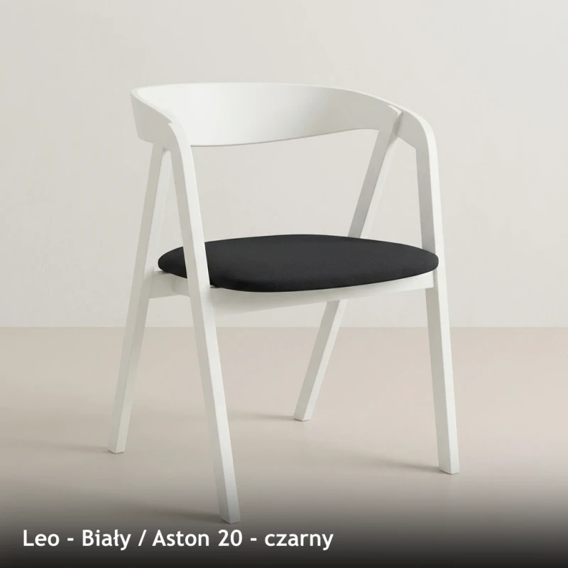 Leo - Biały - Aston 20 - czarny