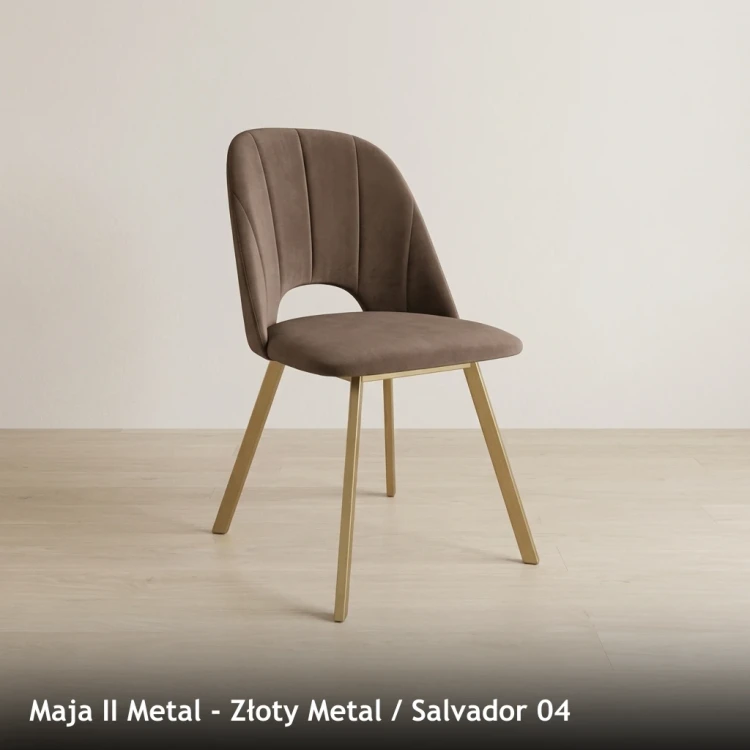 MAJA II METAL - stelaż Złoty Metal, tkanina Salvador 04