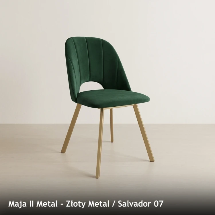 MAJA II METAL - stelaż Złoty Metal, tkanina Salvador 07