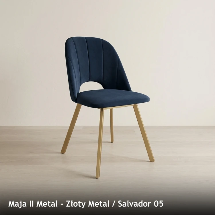 MAJA II METAL - stelaż Złoty Metal, tkanina Salvador 05