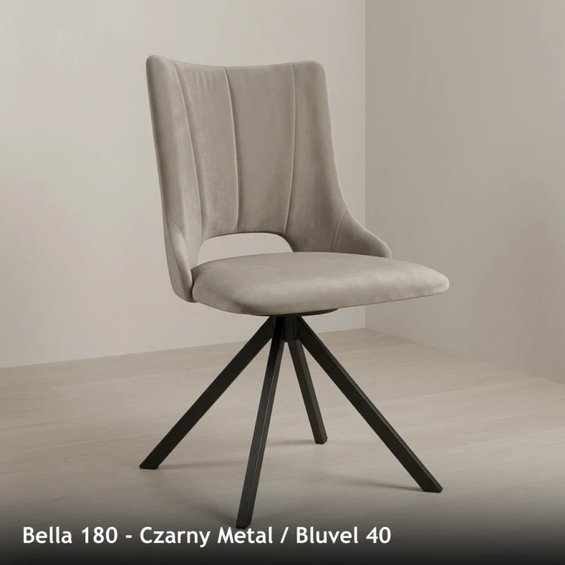 Bella 180 - Czarny Metal - Bluvel 40