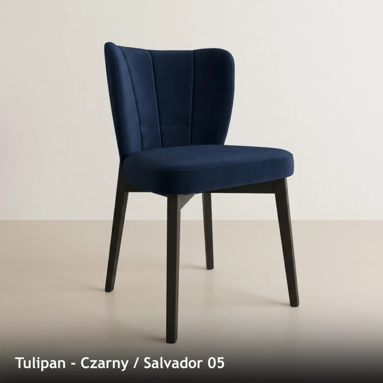 TULIPAN - stelaż Czarny, tkanina Salvador 05