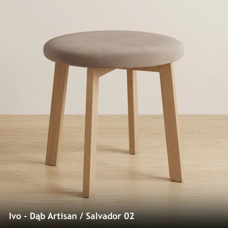IVO - stelaż Dąb Artisan, tkanina Salvador 02