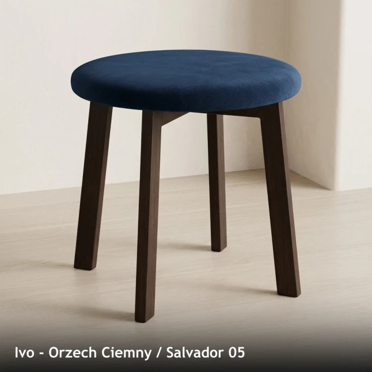IVO - stelaż Orzech Ciemny, tkanina Salvador 05