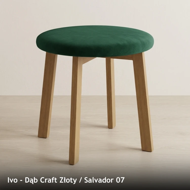 IVO - stelaż Dąb Craft Złoty, tkanina Salvador 07