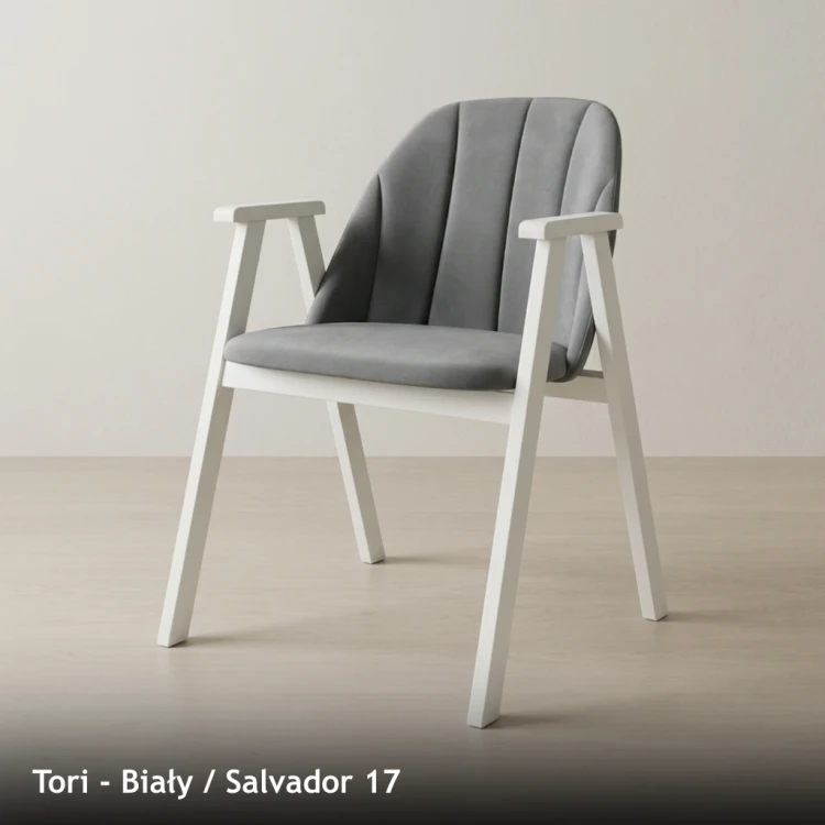 TORI - stelaż Biały, tkanina Salvador 17