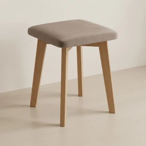 MIA - taboret tapicerowany z kwadratowym siedziskiem