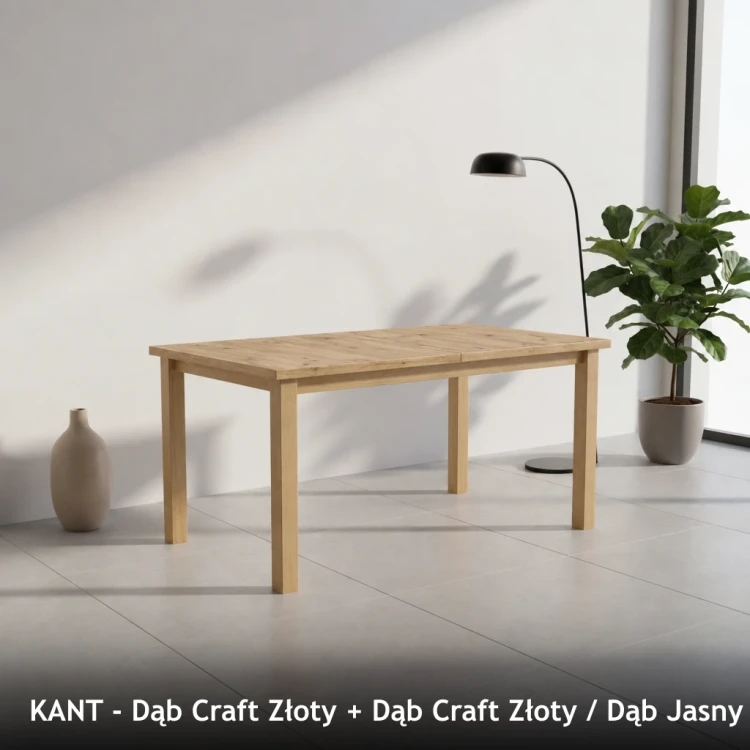 KANT - Dąb Craft Złoty + Dąb Craft Złoty / Dąb Jasny