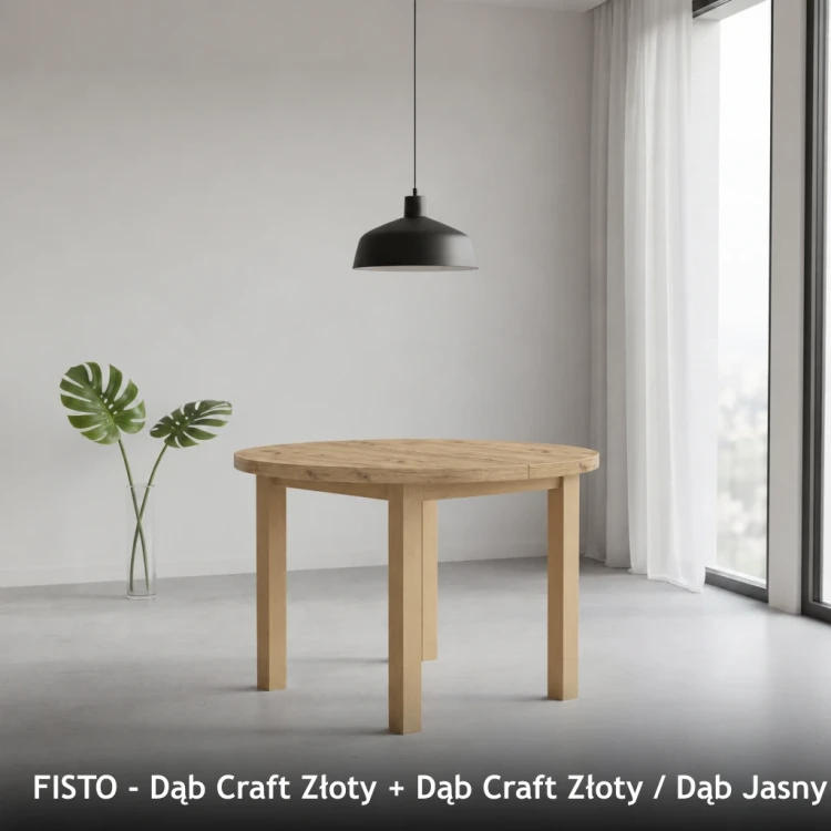FISTO - Dąb Craft Złoty + Dąb Craft Złoty / Dąb Jasny