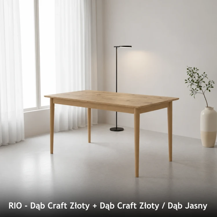 RIO - Dąb Craft Złoty + Dąb Craft Złoty / Dąb Jasny