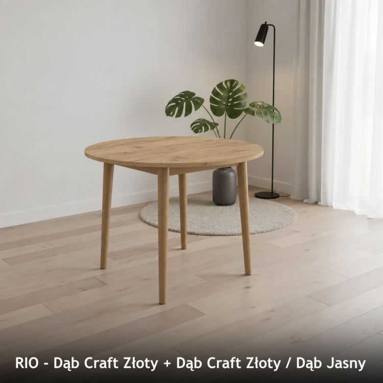 RIO - Dąb Craft Złoty + Dąb Craft Złoty / Dąb Jasny
