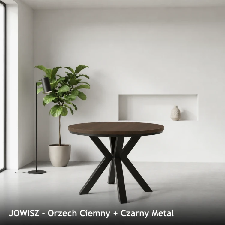 JOWISZ - Orzech Ciemny + Czarny Metal