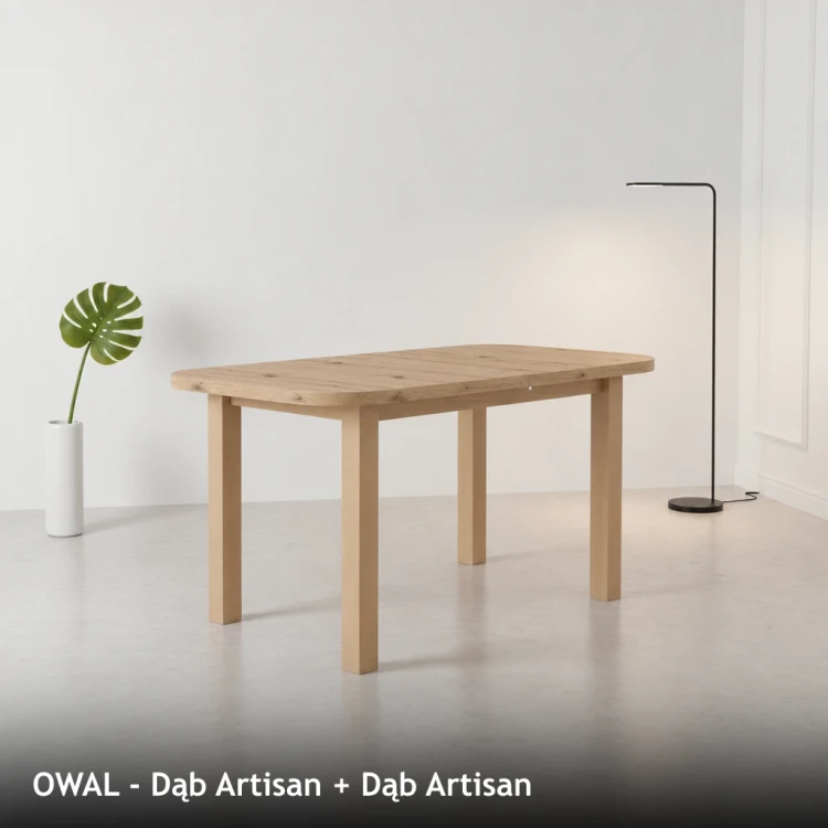 OWAL - Dąb Artisan + Dąb Artisan