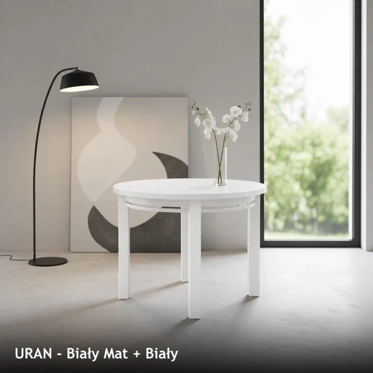 URAN - Biały Mat + Biały