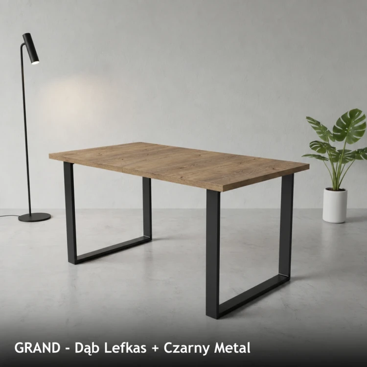 GRAND - Dąb Lefkas + Czarny Metal