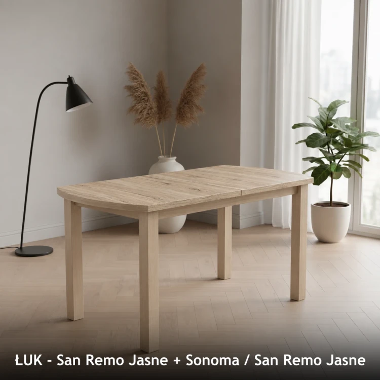 ŁUK - San Remo Jasne + Sonoma / San Remo Jasne