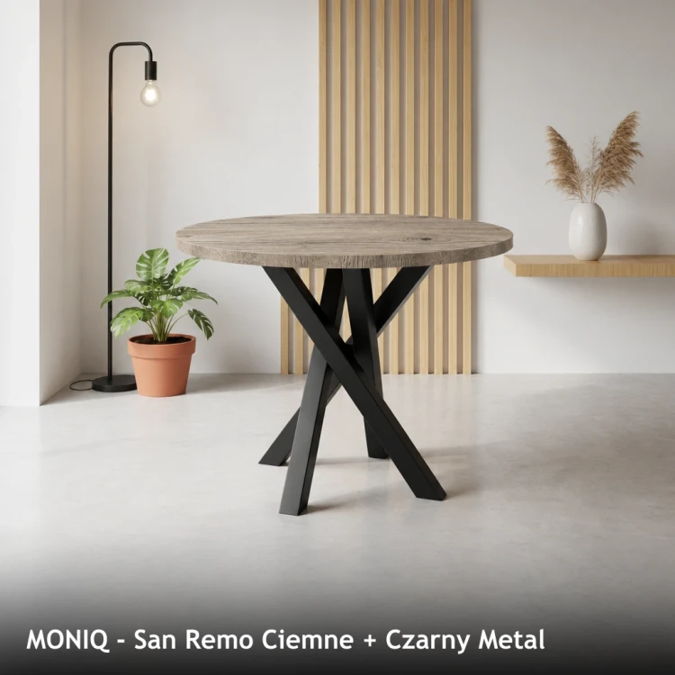 MONIQ - San Remo Ciemne + Czarny Metal