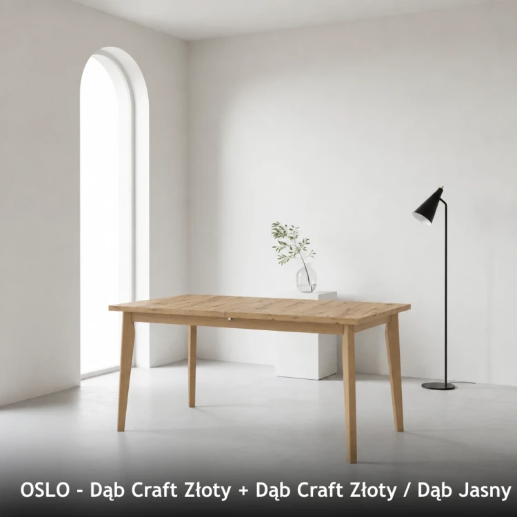 OSLO - Dąb Craft Złoty + Dąb Craft Złoty / Dąb Jasny