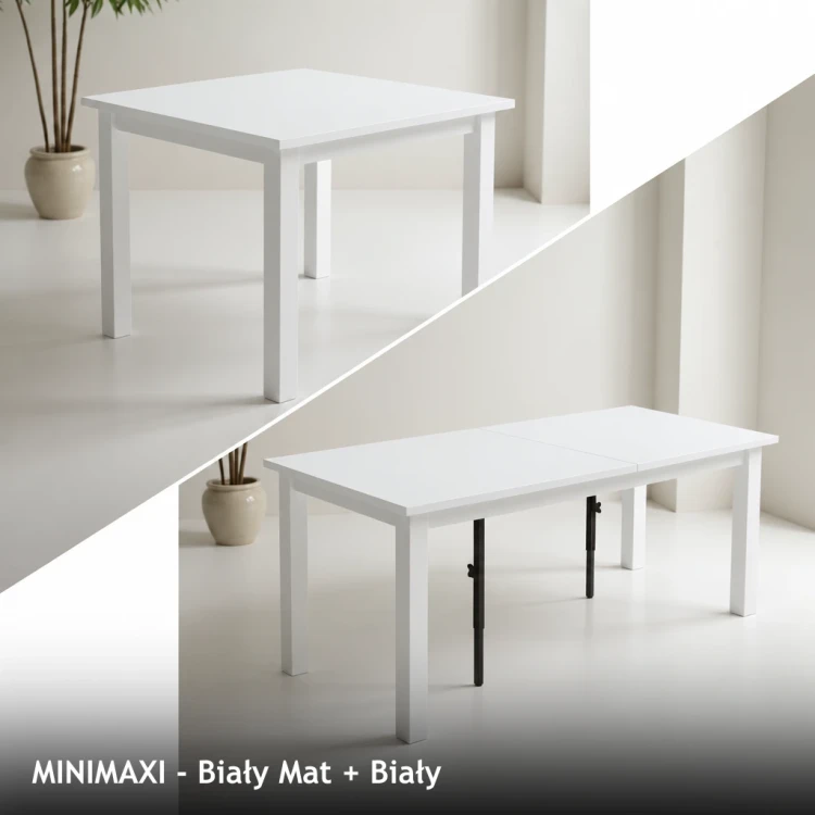 MINIMAXI - Biały Mat + Biały