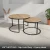 LOFT NEST DUO - Dąb Craft Złoty + Czarny Metal