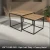 LOFT CUBE DUO - Dąb Craft Złoty + Czarny Metal