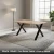 PRAGA 150x80 - San Remo Jasne + Czarny Metal