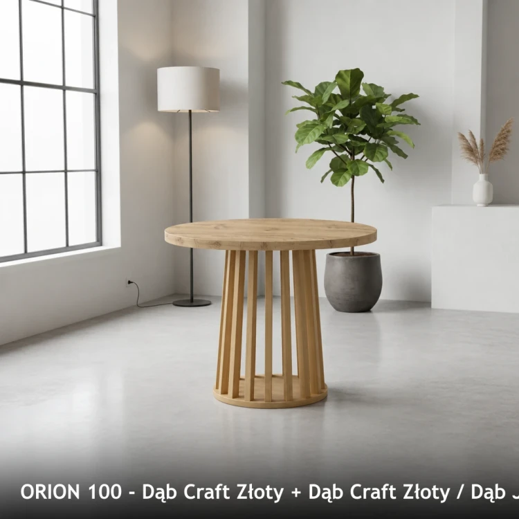 ORION - blat Dąb Craft Złoty, nogi Dąb Craft Złoty / Dąb Jasny