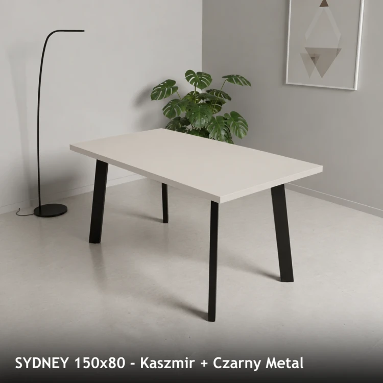 SYDNEY 150x80 - Kaszmir + Czarny Metal