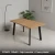 SYDNEY 150x80 - Dąb Lancelot + Czarny Metal