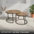 LOFT NEST DUO - Dąb Lefkas + Czarny Metal