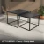 LOFT CUBE DUO - Czarny + Czarny Metal