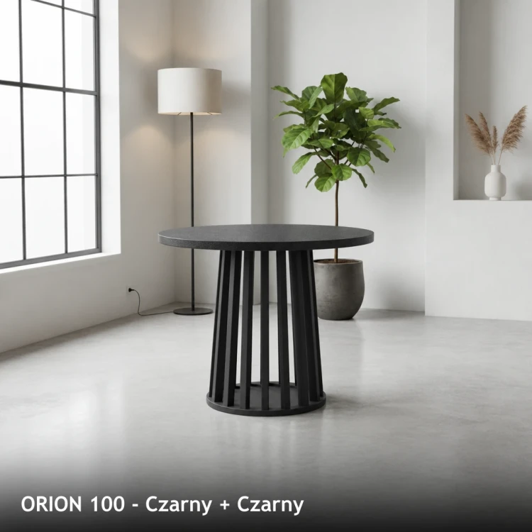 ORION - blat Czarny, nogi Czarny