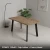 SYDNEY 150x80 - Dąb Lefkas + Czarny Metal