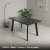 SYDNEY 150x80 - Czarny + Czarny Metal