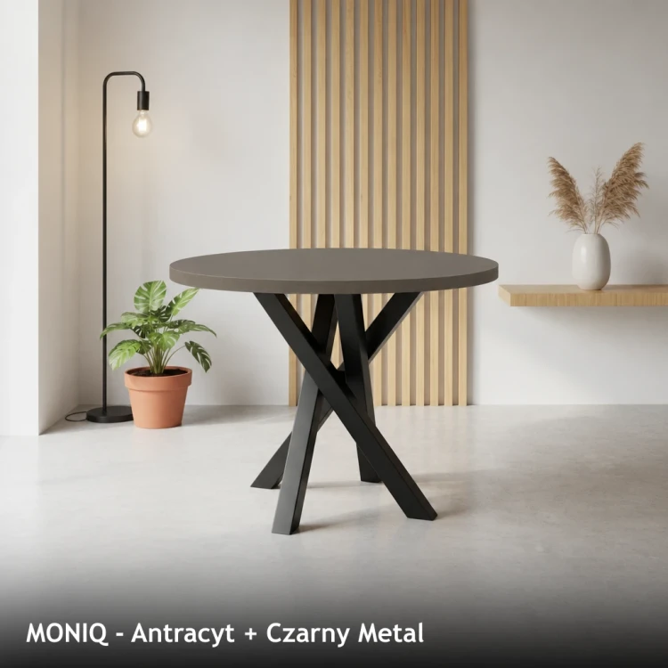 MONIQ - Antracyt + Czarny Metal