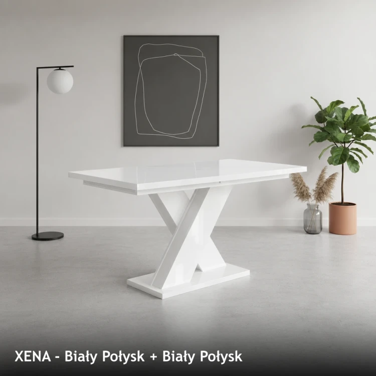XENA - Biały Połysk + Biały Połysk