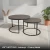 LOFT NEST DUO - Antracyt + Czarny Metal