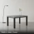 CAMILLA - Beton + Czarny