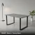 GRAND - Beton + Czarny Metal
