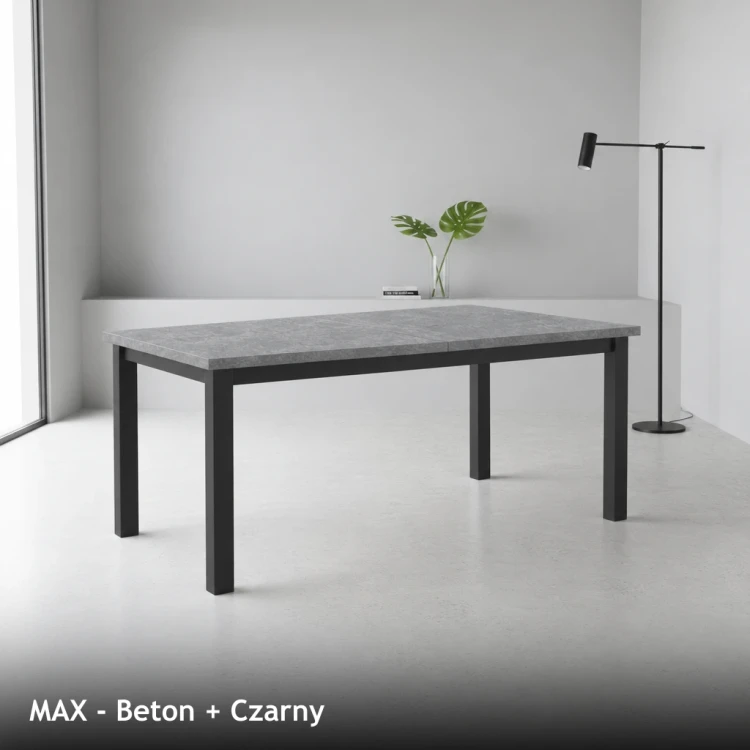 MAX - Beton + Czarny