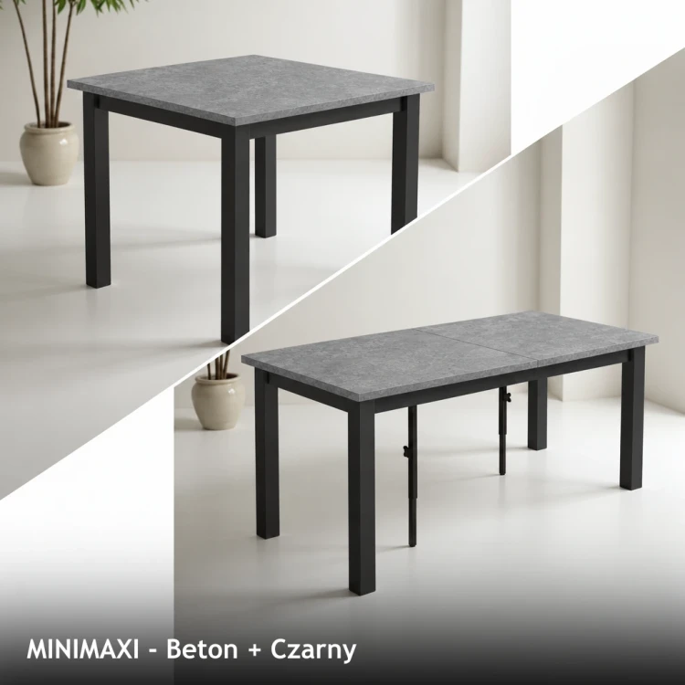 MINIMAXI - Beton + Czarny