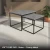 LOFT CUBE DUO - Beton + Czarny Metal