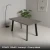 SYDNEY 150x80 - Antracyt + Czarny Metal