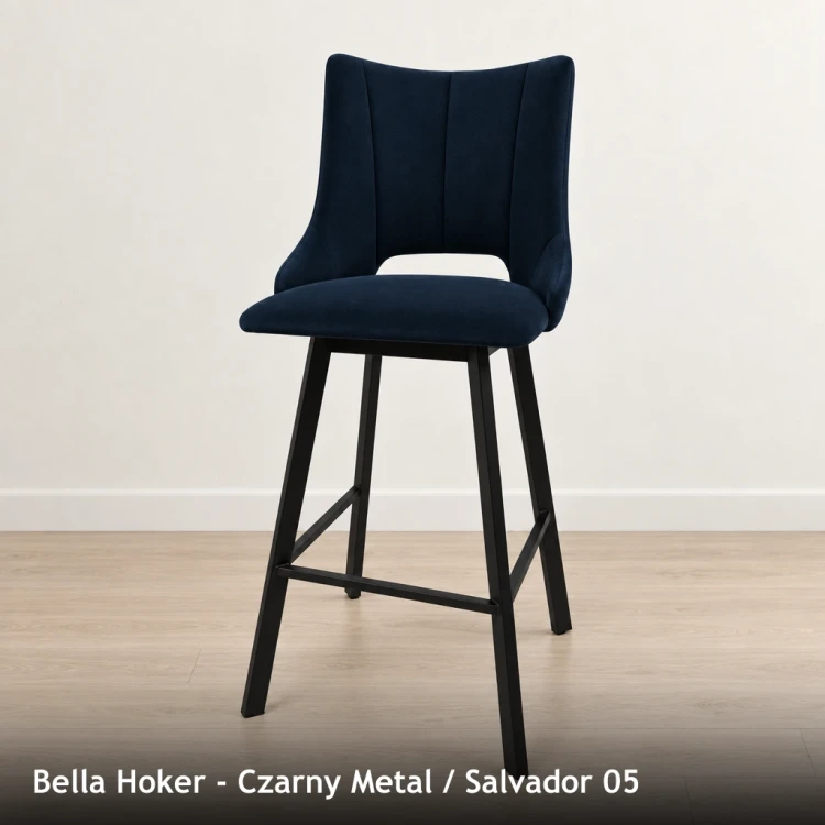 BELLA HOKER - stelaż Czarny Metal, tkanina Salvador 05